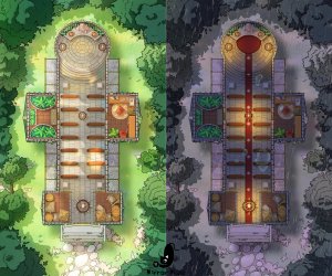 Weathered Chapel Interior [24x61]