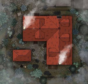 Burgomaster's Mansion [Curse of Strahd] — Free Battlemap [26x25]