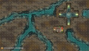 The garden is just a decoy. Welcome to Brooks Bounty Tavern [35x20] [OC]