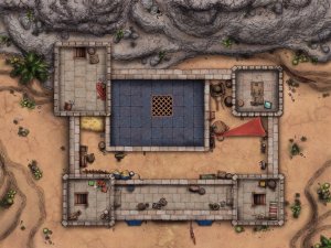Desert Fort [40x30] - 5 unique variations