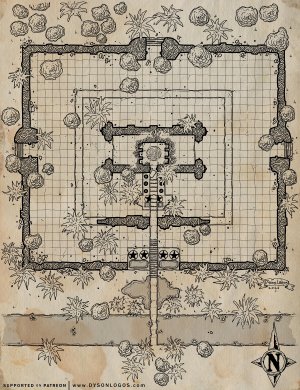 Temple of the Malevolent Five – Surface Level