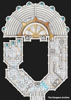 Marble Dungeon [35x49]+ Free One-Page Dungeon + Animated Tokens