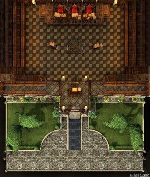 THE COURTHOUSE (22x26 Multilevel) - Are you judge, jury, or executioner? Murderhobos beware! (Free day & night multilevel maps, plus over 1,250 more free maps!)