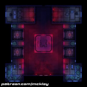 16 Cyberpunk Battlemaps