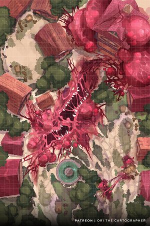 Corrupted Village [32x48][NoAI] | Ori the Carto