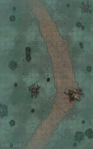 The Old Svalich Road | 8 Battlemaps for Curse of Strahd
