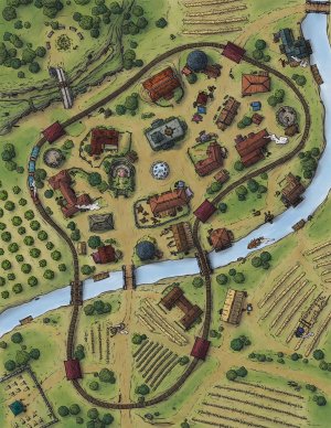 Gnometown | Fantasy map