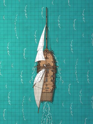 Ship Battlemap, Sloop Mediator (24x32)