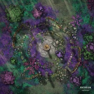 Elven Lands [battlemap] from Angela Maps - 4 versions! [animated] [art]