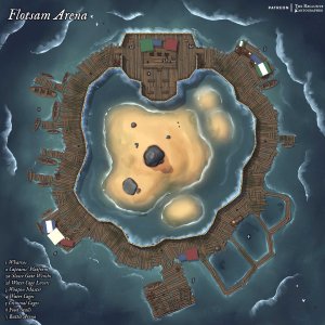 Flotsam Arena - 48x48 - Battlemap - RC