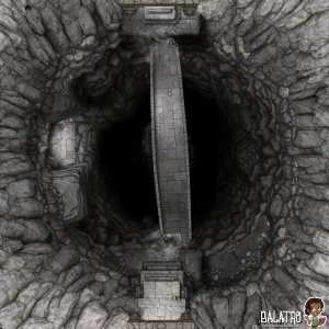 The deepest dungeons have the worst upkeep.  The teetering bridge wasn’t even one of the many intended traps.