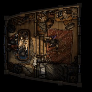 [OC] Pirate Sloop 25x20 by Forgotten Adventures