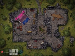 Forgotten Stronghold Portal [28x21] [Art] [OC]