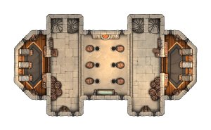 Keep On The Borderlands - 2nd Floor [90 x 120]