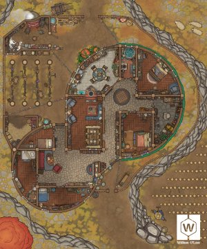 Hacienda in the Fields – With Day & Night Seasonal Variations!