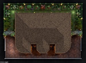 Welcome to the Chocolate Cakery - a place of pure chocolate and joy! Just don't go poking around the Factory Floor... got it? {The Chocolate Cakery (30x22) - Free day & night maps plus hundreds more!}