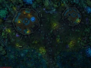 Fairy House Day/Night [40x30] [Battle Map] [No AI] [OC] [Art]