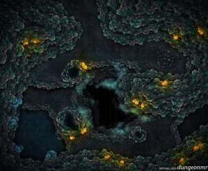 Underdark Depths — Three Cavern Maps