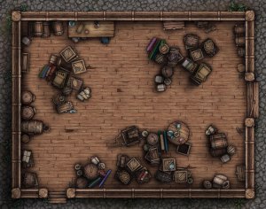 Warehouse [28x22] - 5 variations: warehouse, infestation, tunnel, office, abandoned