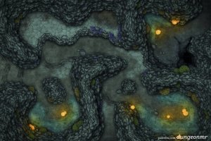 Underdark Depths — Three Cavern Maps