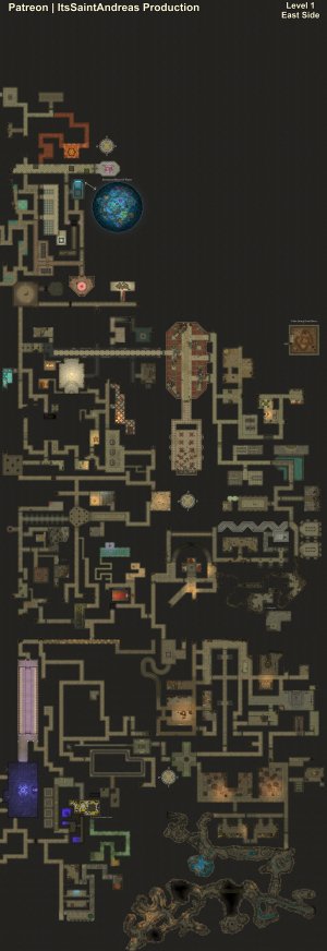 Undermountain Upgraded, Decorated East side (1st half completed)