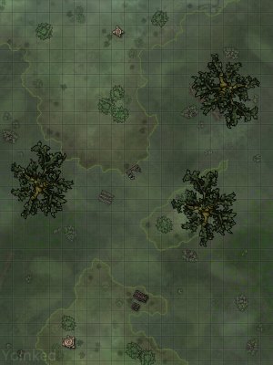 Berez Swamp | 3 Battlemaps for Curse of Strahd
