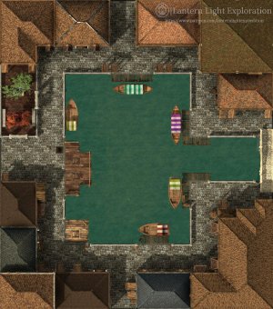 Canal Market [30x34]