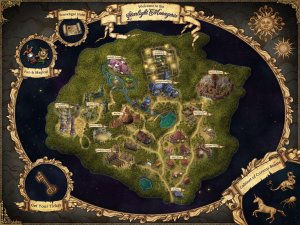 Fantasy Theme Park Map 8K (Commission)