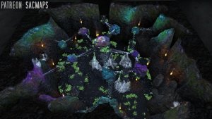 Oh, goodie. Webs. That's never a bad sign. (LAIR OF THE PHASE SPIDERS, 35x30 - free day & night maps, plus 1000+ more free!)