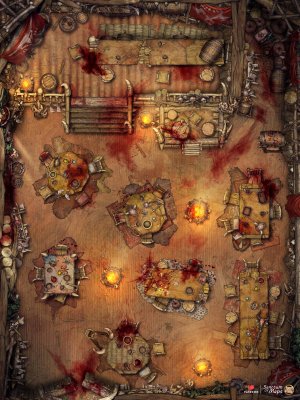 Orc Tavern - Bloody - 20x27