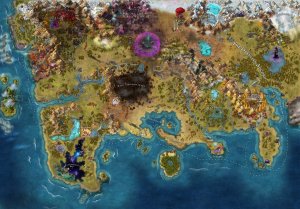 I finished my map for my second campaign, with specific ones for each month for migrating floating islands.