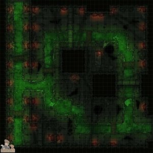 The Fetid Sewer Lair [37x37]