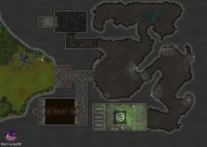 Tomb of the Shadow Serpents [38 x 27 at 100ppi]