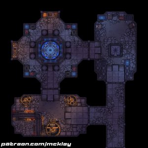 16 Cyberpunk Battlemaps
