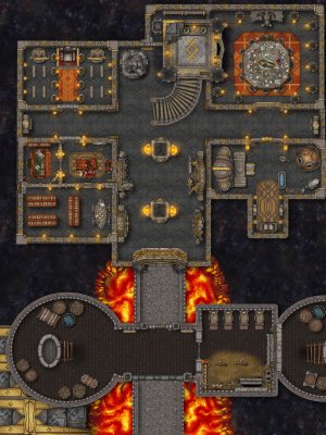 Abandoned Subterranean Dwarven Castle - Level 1