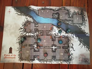 Tomb of the Oathbound dungeon map