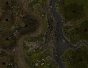 Ambush at the creek - Before and after