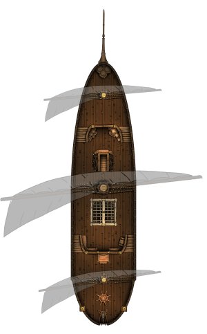 The Evening Gale | Multi-Level Layered Frigate [60 x 40]