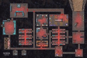 Underground Lair [battlemap] from Angela Maps - 2 versions! [art]