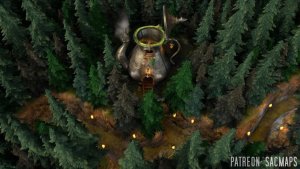 There was an old crone who lived in a pot. Was she all that she seemed? I think maybe not. [Witch's Coffee Pot (35x35), free day & night maps plus hundreds more free!]