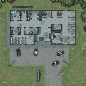 Postcards from the Zombie Apocalypse - Sheriff's Station