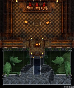 THE COURTHOUSE (22x26 Multilevel) - Are you judge, jury, or executioner? Murderhobos beware! (Free day & night multilevel maps, plus over 1,250 more free maps!)