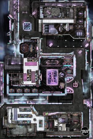 Cyberpunk Plaza [24x36]