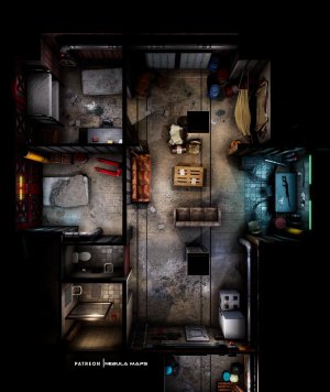 Hideout: Factory Basement (16x19)