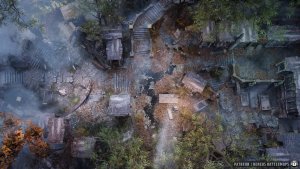 Old Cemetery | [Animated Battlemap] [32x18] [120px per Square] [Gridless] [3D Rendered] [OC] | Beneos Battlemaps