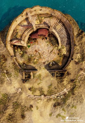 Desert Ruins: Norgoi Vigil (18x26)