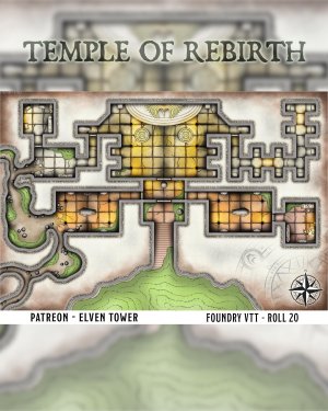 The Temple of Rebirth - Dungeon Map (758/909)