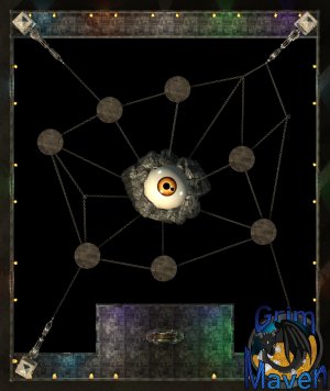 "Interdimensional Prison" (27x32) Are you trapped inside? Or breaking someone out? Either way... this won't be easy!