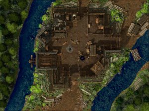 Fortified Logger Camp - day & night, 56x42 (maps + visuals)