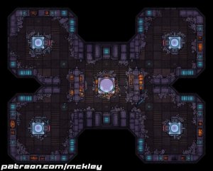16 Cyberpunk Battlemaps